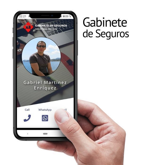 tarjeta de visita digital seguros