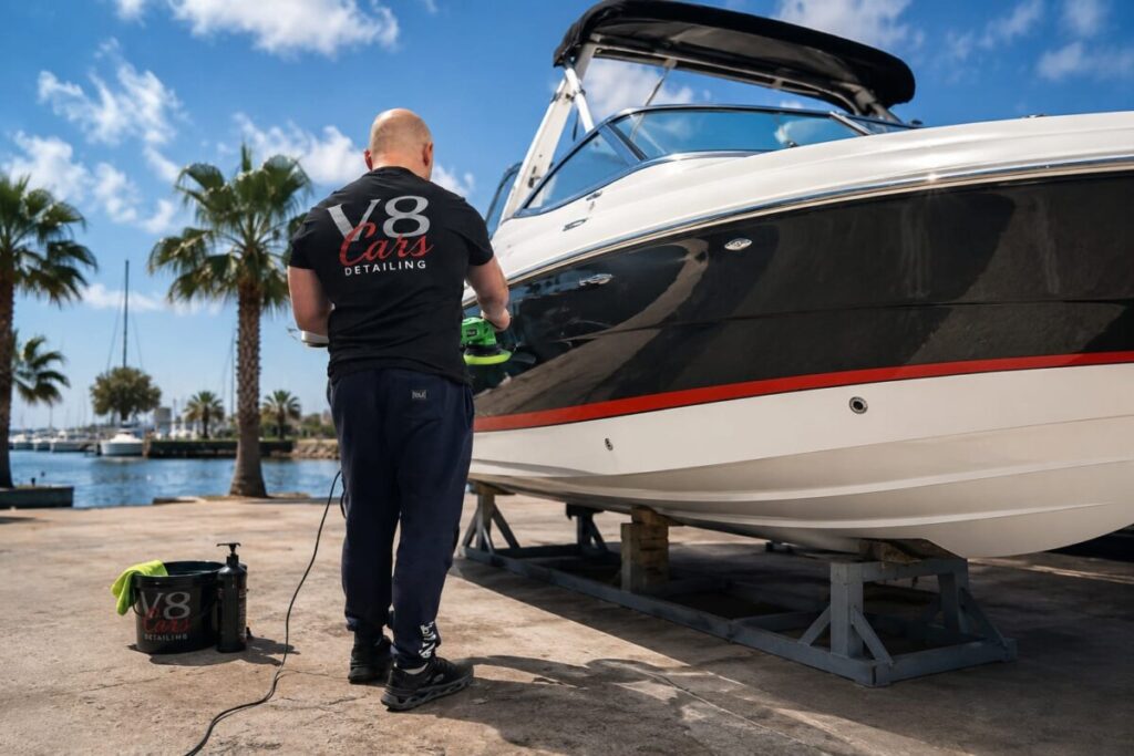 boot polieren mallorca - pulidos de barcos mallorca